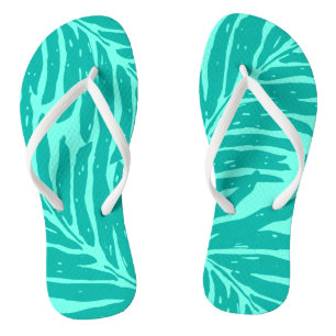 Kahanu Garden Hawaiian Palm Leaves Teenslippers