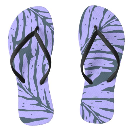 Kahanu Garden Hawaiian Palm Leaves Teenslippers (Voetbed)