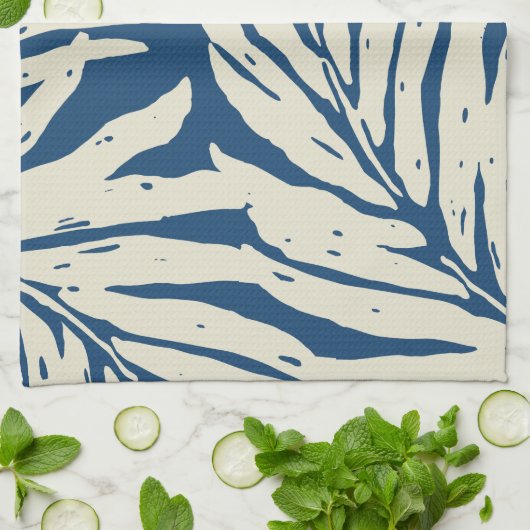 Kahanu Garden Hawaiian Palm Leaves Theedoek (Gevouwen)