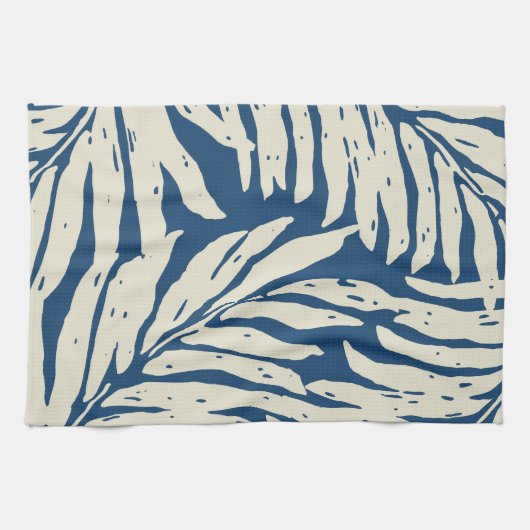 Kahanu Garden Hawaiian Palm Leaves Theedoek (Horizontaal)