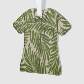 Kahanu Palms Hawaiian Faux Linen Aloha Shirt Ornament (voorkant)