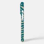 Kahanu Palms Hawaiian Linen Texture Case-Mate iPhone Case (Achterkant / Links)