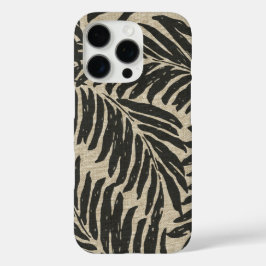 Kahanu Palms Hawaiian Linen Texture iPhone 16 Pro Hoesje