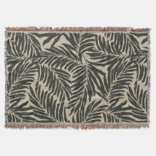 Kahanu Palms Hawaiian Linen Texture Deken
