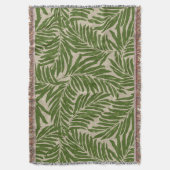Kahanu Palms Hawaiian Linen Texture Deken (Voorkant Verticaal)