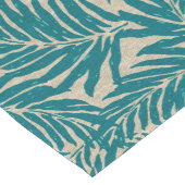 Kahanu Palms Hawaiian Linen Texture Korte Tafelloper (Hoek)