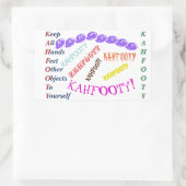KAHFOOTY! Sticker (Tas)