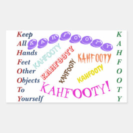 KAHFOOTY! Sticker