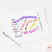 KAHFOOTY! Sticker (Envelop)