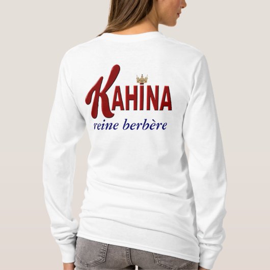 Kahina reine berbere t-shirt (Achterkant)