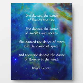 Kahlil Gibran Dance of sterren Fotoplaat