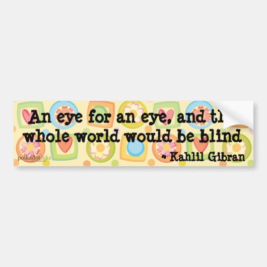 Kahlil Gibran Forgiviteit Sticker (Voorkant)
