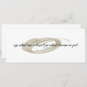 Kahlil Gibran Life without Love Quote (Voorkant / Achterkant)