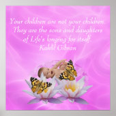 Kahlil Gibran over kinderen Poster (Voorkant)