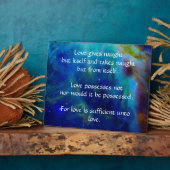 Kahlil Gibran over liefde Fotoplaat (Zijkant)