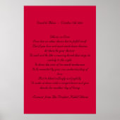 Kahlil Gibran over liefde Poster (Voorkant)