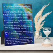 Kahlil Gibran over onderwijzen Fotoplaat (Zijkant)