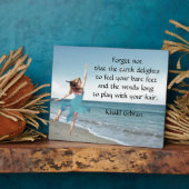 Kahlil Gibran over wind Fotoplaat (Zijkant)