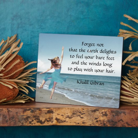 Kahlil Gibran over wind Fotoplaat (Zijkant)