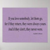 Kahlil Gibran Poster (Voorkant)