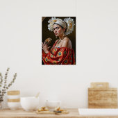 Kahlo Portrait Poster (Keuken)