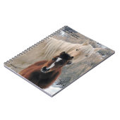 Kahlua en Avocet uit het zand wasbekken Notitieboek (Linkerzijde)