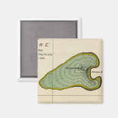 Kahoolawe, Hawaii Magneet (Voorkant / Achterkant)