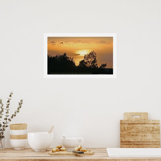Kaho'olawe Sunset Poster (Keuken)