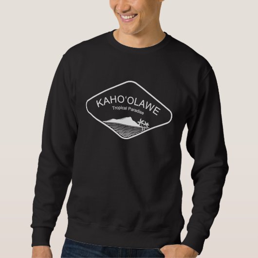 Kahoolawe Tropics Strand Palm Vulcano Hawaii Aand Trui (Voorkant)