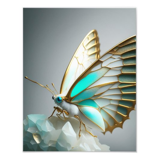 KAHUKU MOTU Butterfly Island Continental Being Foto Afdruk (Voorkant)