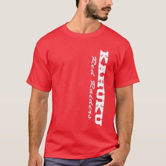 Kahuku Red Raiders T-Shirt (Voorkant)