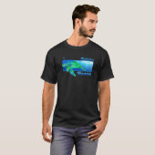 Kahului Hawaii Swimming Honu T-shirt (Voorkant volledig)