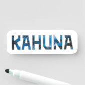 Kahuna Naamplaatje (In situ)