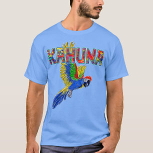 Kahuna Parrot Sports Schaats Surf TShirt