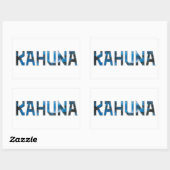 Kahuna Rechthoekige Sticker (Vel)