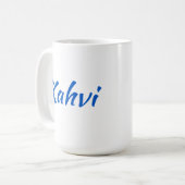 Kahvi Finse koffie-Mok (15 oz) Koffiemok (Voorkant links)