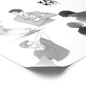 Kai Akiyama karakterschets Foto Afdruk (Hoek)