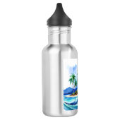 Kai Aloha Eiland Waterverf Golf Waterfles (Links)