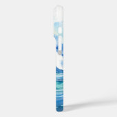 Kai Aloha Island Waterverf Wave Case-Mate iPhone Case (Achterkant / Links)