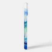 Kai Aloha Palms Waterverf Wave Case-Mate iPhone Case (Achterkant / Rechts)