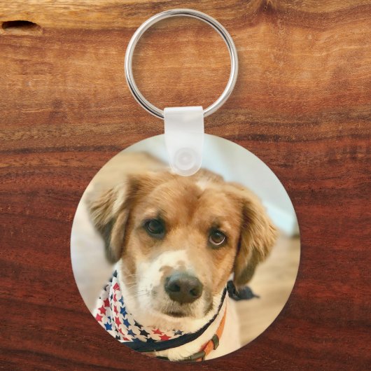 Kai Dog Face Sleutelhanger (Achterkant)