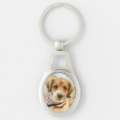 Kai Dog Face Sleutelhanger (Voorkant)