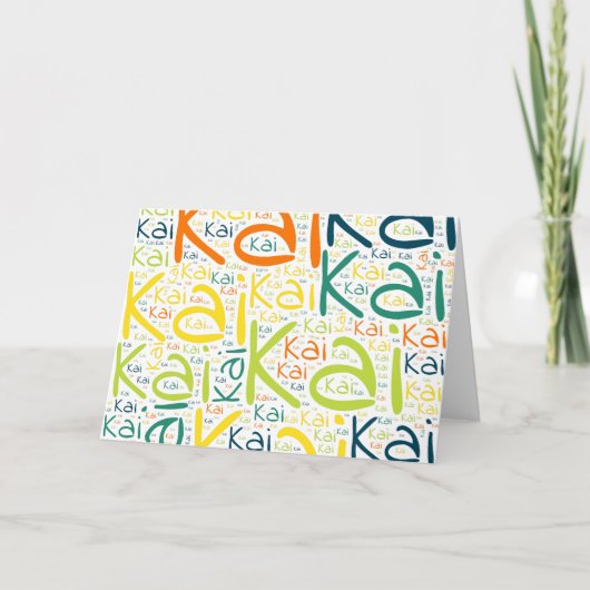Kai Kaart (Voorkant)