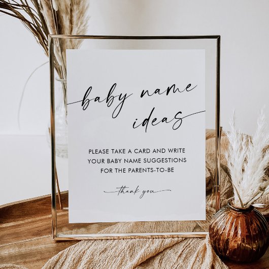 KAIA Baby Naam Ideeën Spel Sign Poster