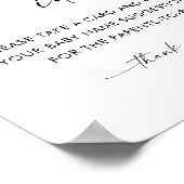 KAIA Baby Naam Ideeën Spel Sign Poster (Hoek)