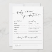 KAIA Baby shower Advies & Voorspellingen Kaart (Voorkant)