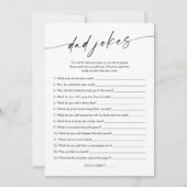 KAIA Dad Jokes Baby shower Game Kaart (Voorkant)