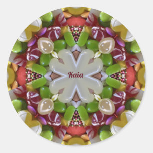 KAIA EASTER SNOEP ~ RONDE STICKER