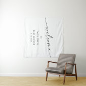 KAIA MInimalist Baby shower Welkom Wandkleed (In Situ (horizontaal))