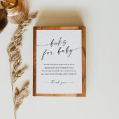 KAIA Minimalistisch Baby Boek Aanvraag Informatiekaartje